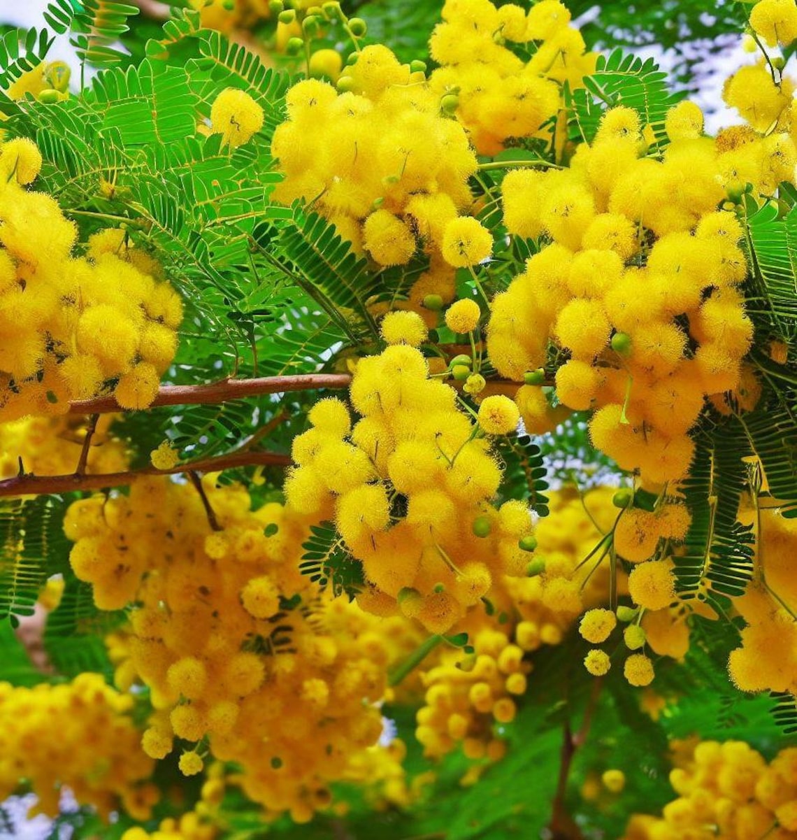 Acacia Arabica (gum Arabic Tree, Babul Tree) Tree Seeds, Distinctive ...