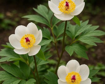 Paeonia japonica (Japanese Peony, Japanese Woodland Peony) Flower Shrub Seeds , delicate, lightly fragrant blossoms rare woodland standout
