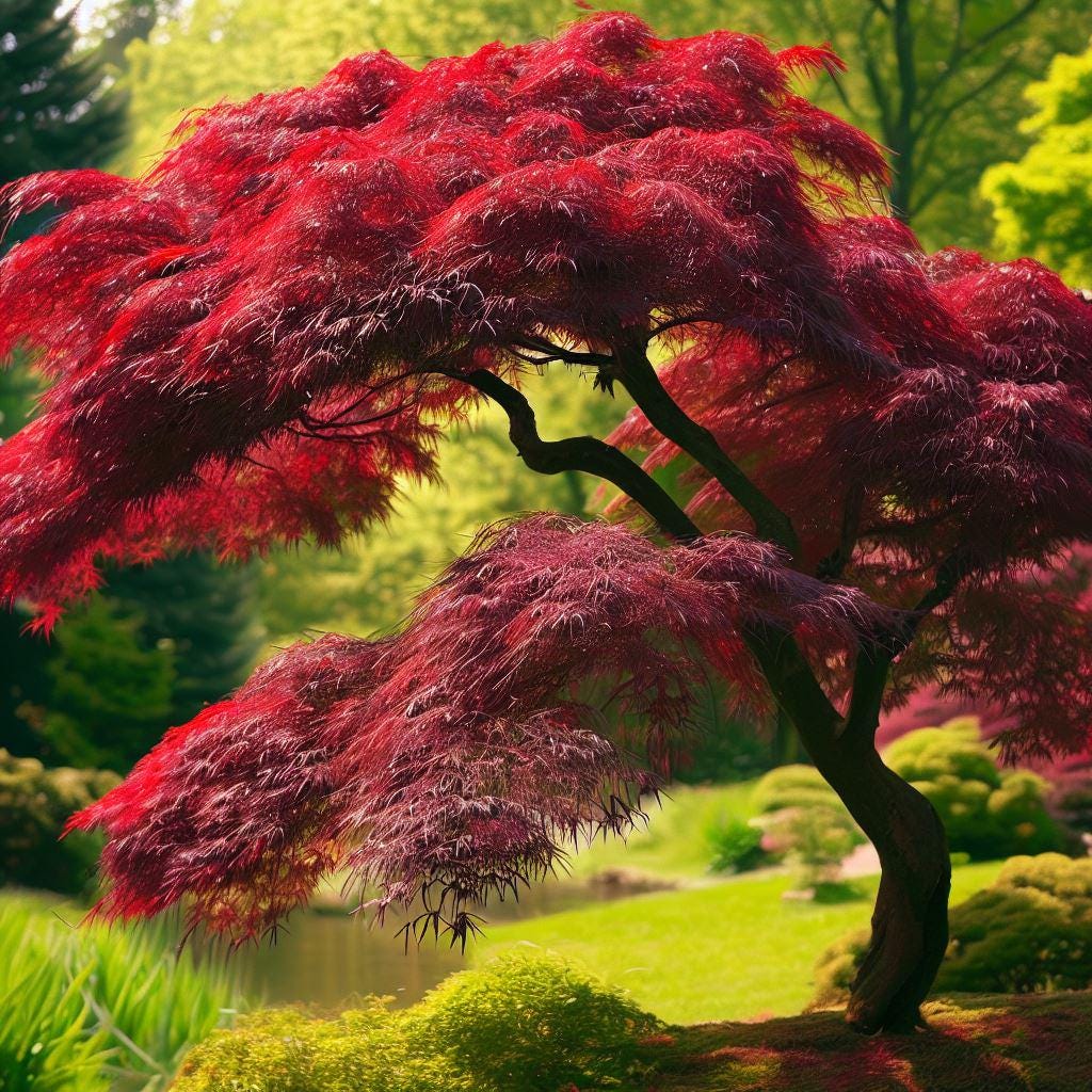 Purple Maple Tree - Etsy