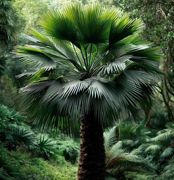 Chamaerops European Fan Palm Tree Extra Large 4ft Plant in a 10 Litre Pot
