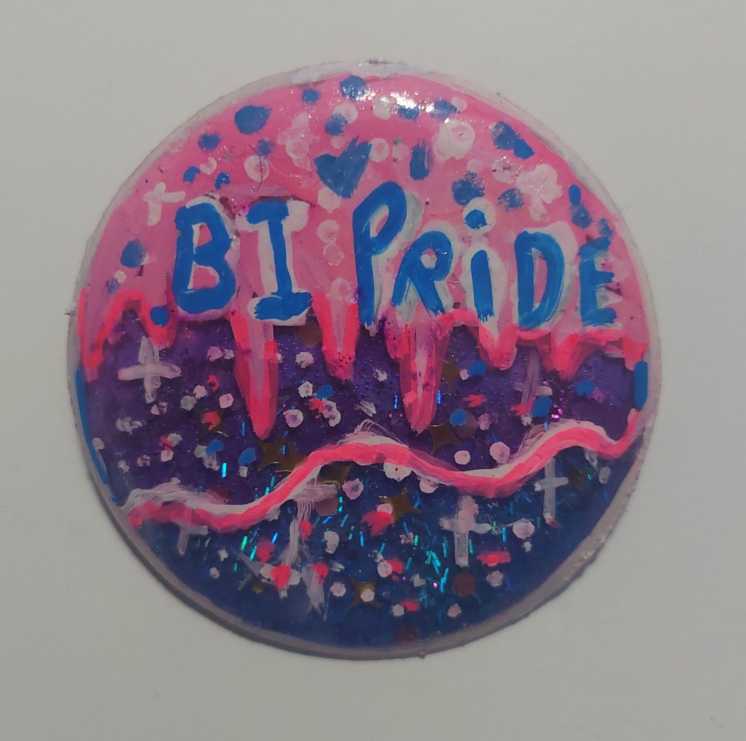 Bi Pride Button - Etsy