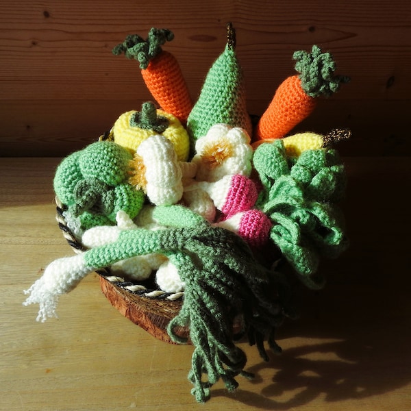 Panier légumes/fruits au crochet