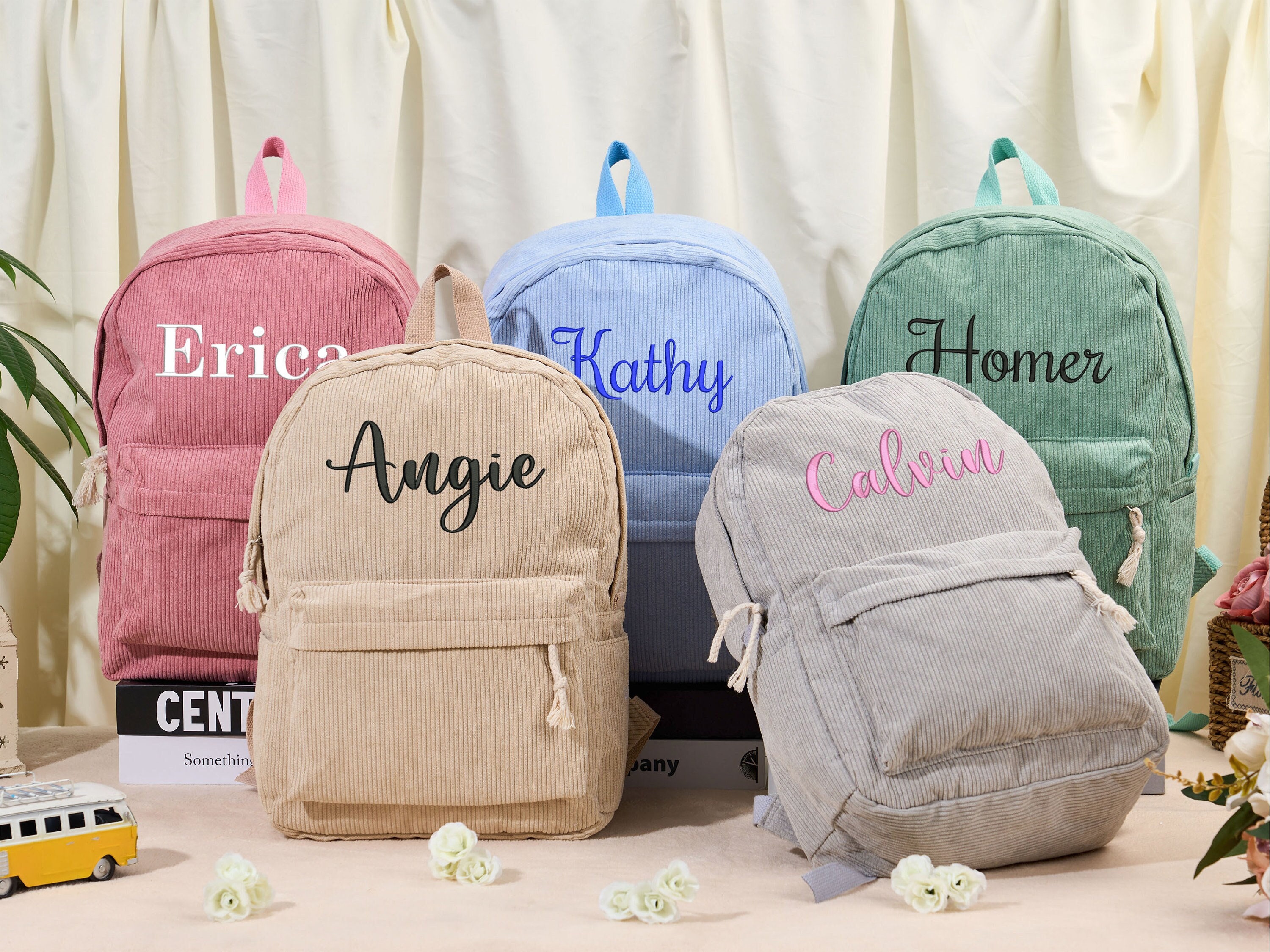 Toddler Backpack Custom Travel Backpack Monogrammed Custom Name