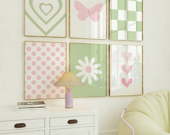 Society6 ケース Simple Ogee Pink by Aimee St Hill Chloe Pink Rectangular Metal Photo Frame For Home / Bedroom