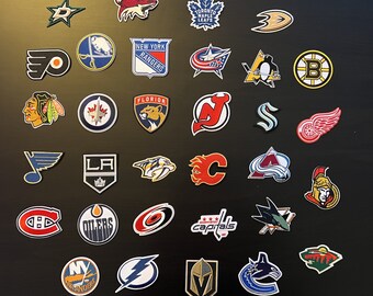 NHL Iron on assorted Patches embroidery patches can also be sewed | NHL Teams Great Offer!!