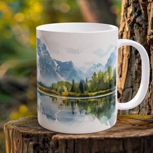 Grand Teton Mug Wilderness Kaffeetasse Verspielte Keramik Natur Liebhaber Geschenk Nationalpark Souvenir Einzigartiger Freund Präsent Outdoor Abenteuer