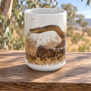 Eastern Brown Snake Ceramic Mug