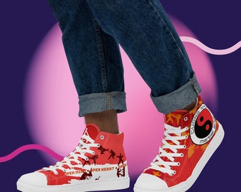 Cuong Nhu Men’s high top canvas shoes