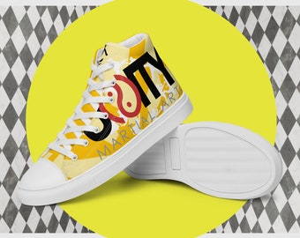 Unity high top canvas shoes