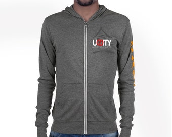 Unity Unisex zip hoodie