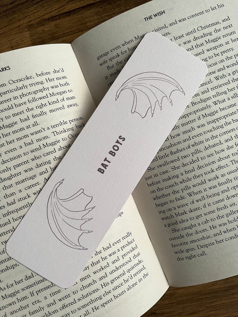 Bat Boys Bookmark | Acotar Merch | Booktok | Rhysand Cassian and Azriel ...