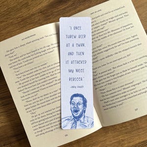 Andy Dwyer Bookmark | I Once Threw Beer at a Swan | Parks and Recreation