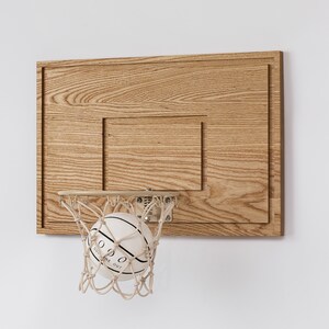 1 ensemble pendaison de panier de basket-ball ensemble avec le mini-basket-ball  pour la chambre à coucher de bureau à la maison