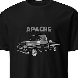 58 Apache Truck Shirt 1958 Chevy Pickup Classic Vintage American Collector Gift Tee