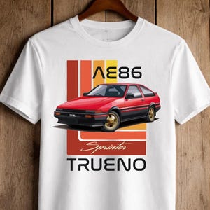 AE86 Sprinter Shirt 1984 Trueno Toyota JDM Classic Drift Legend Vintage Gift Tee