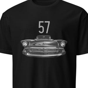 Chevy 57 år gammal bil amerikansk klassisk bil vintage Bel Air Tri-Five samlargåva