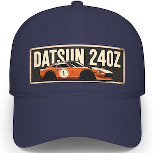 Gorra de rally Datsun 240Z Safari Racing Póster Vintage JDM Clásico Coche Japonés