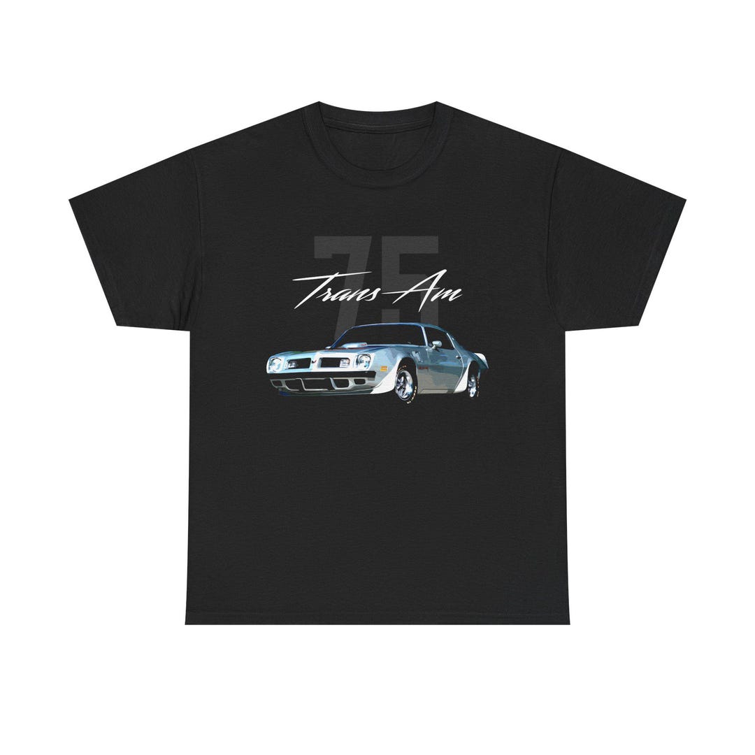 1975 Trans Am Firebird T-shirt | Classic Muscle Car Retro Graphic 4XL ...