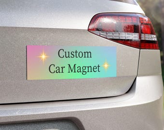 Personalized Car Magnets Magnet for Cars Custom Car Magnet Vehicle Magnet Waterproof Vinyl Printed Magnet Bumper Stickers Gift for Christmas