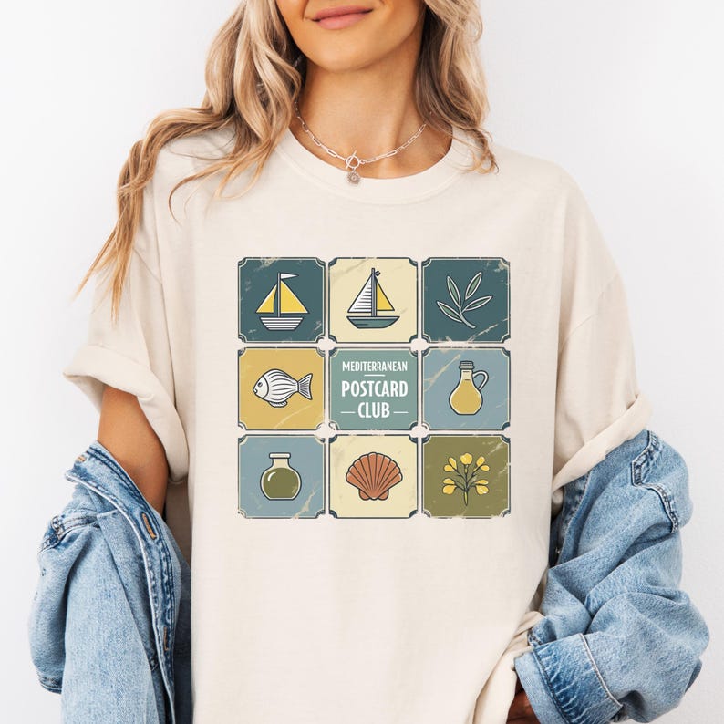 Mediterranean Tile Shirt Comfort Colors® European Travel Tee