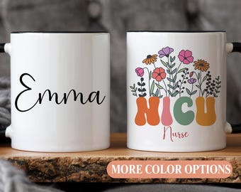 Personalized NICU Nurse Mug, Baby Nursery Cup, Neonatal ICU Nurse Gifts, Nursing Student Mug Nurse Mugs, Nurse Appreciation Gift Custom  Mug