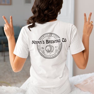 Mama&#39;s Brewing Co. Funny Shirt for New Moms - Perfect Gift for Breastfeeding Moms! Baby Shower Gift!