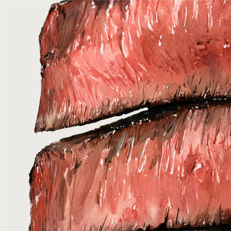 Steak Doneness Chart Print: Kitchen Decor, Beef Temperature Guide (Digital Download) image 4
