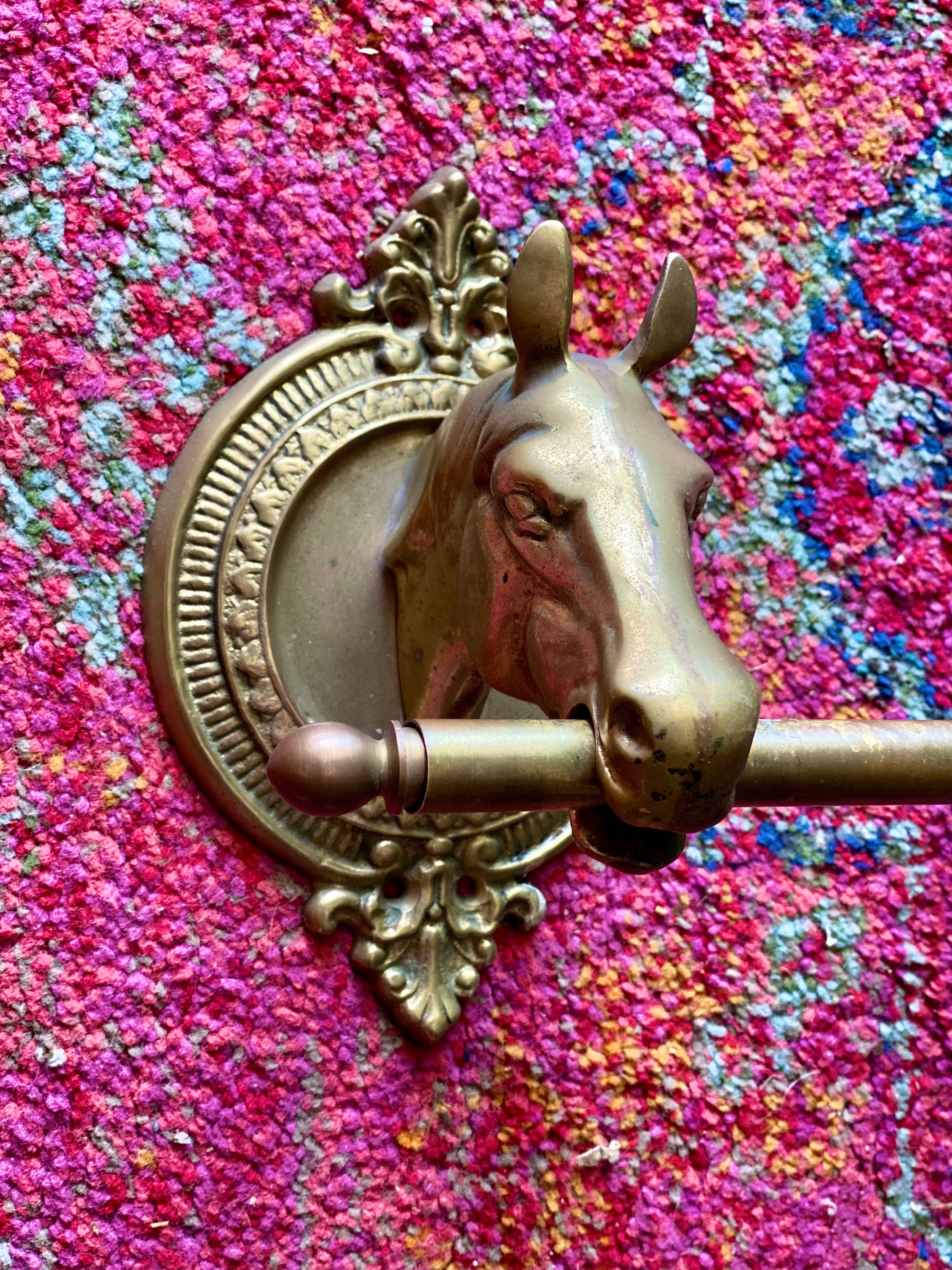 Horse head coat rack deals