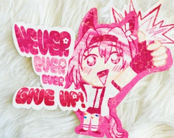 Haru Urara Never Ever Ever Give Up! Floral Uma Musume Sticker