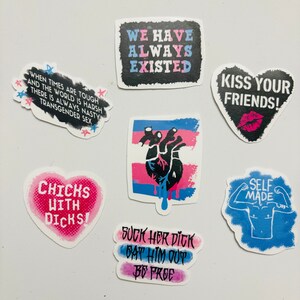 Transgender Street Heart Sticker Pack