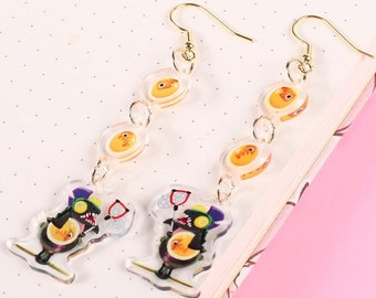 Salmon Run Snatcher Dangle Earrings