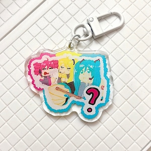 Triple Baka Blunt Rotation Keychain
