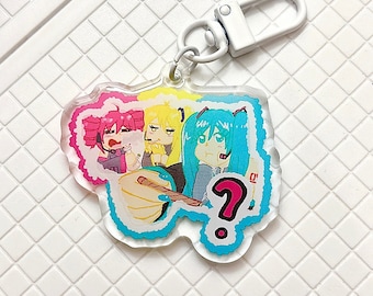 Triple Baka Blunt Rotation Keychain