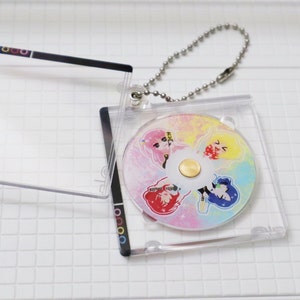 Bocchi the Rock Rotating CD Keychain Fidget
