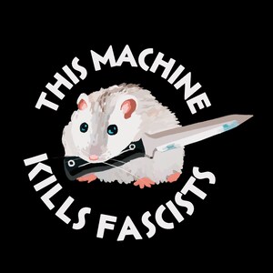 This Machine Kills Fascists Sticker - Etsy