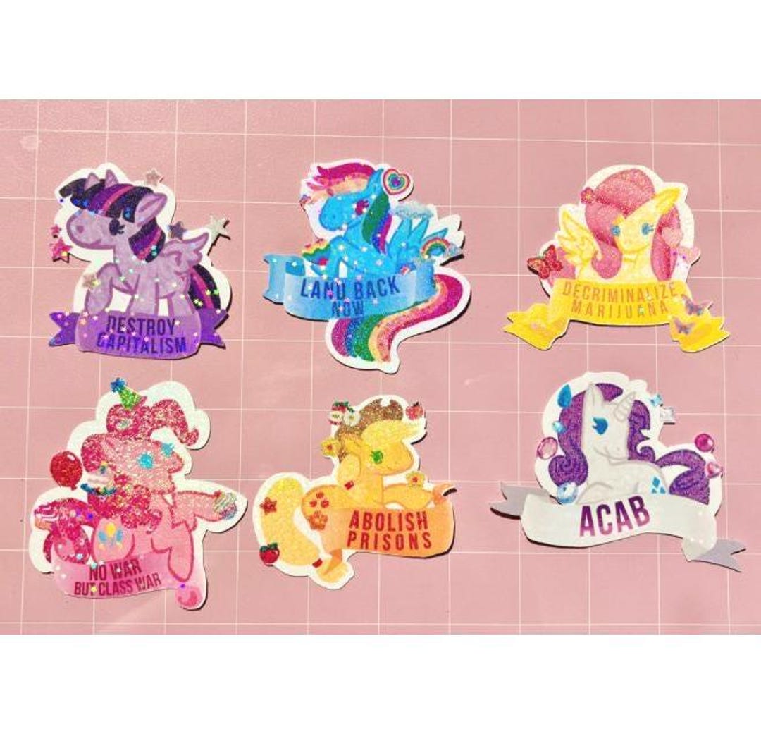 Anti-capitalist My Little Pony Stickers - Etsy