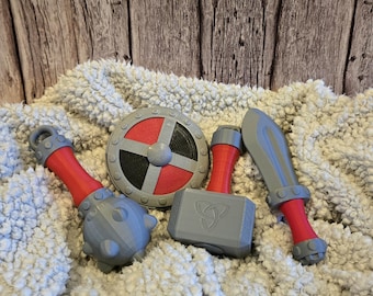 Baby's First Sword | Thor Hammer | Mace | Rattle Toy