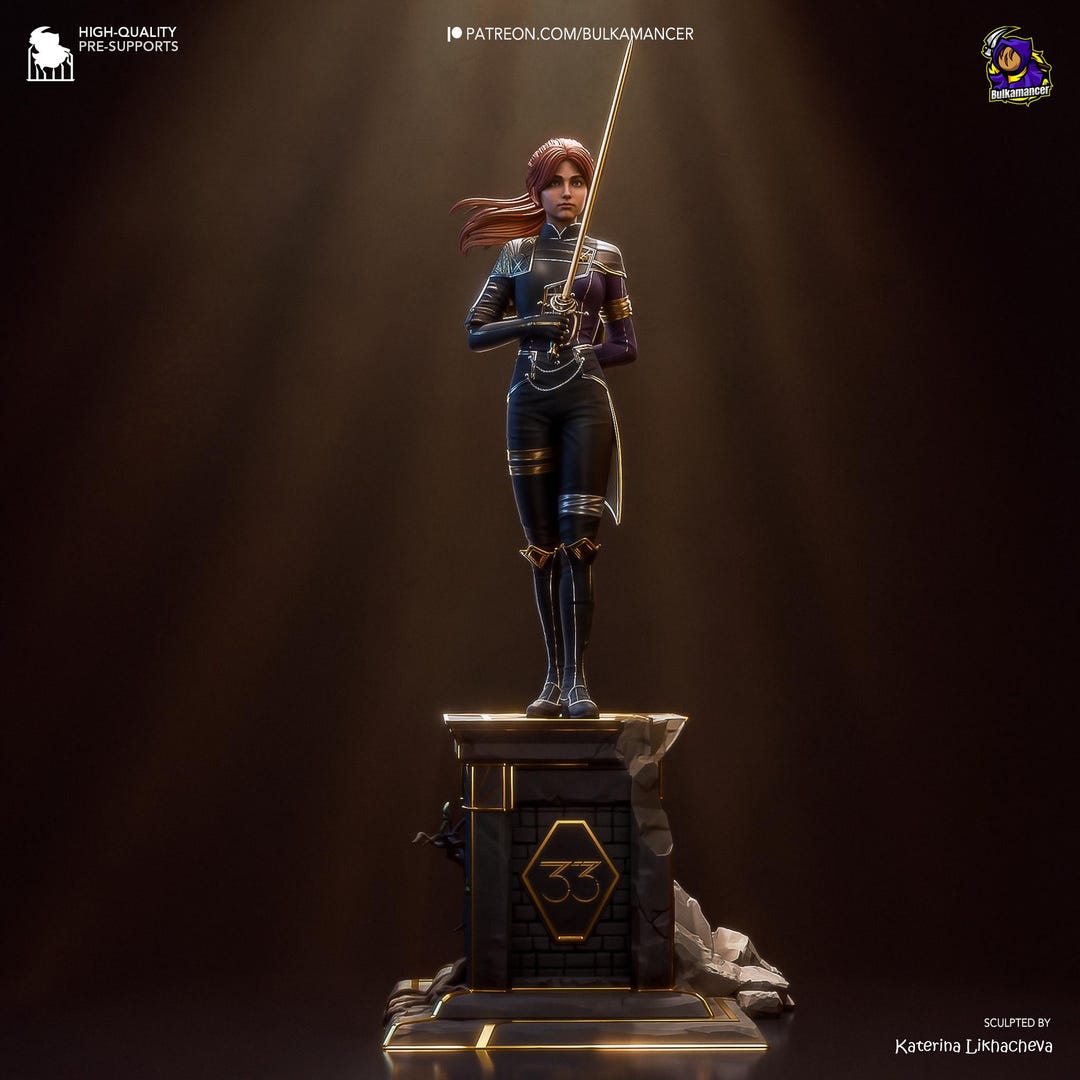 Maelle Figure 1:8 341 Mm Tall Clair Obscur Expedition 33 Figure
