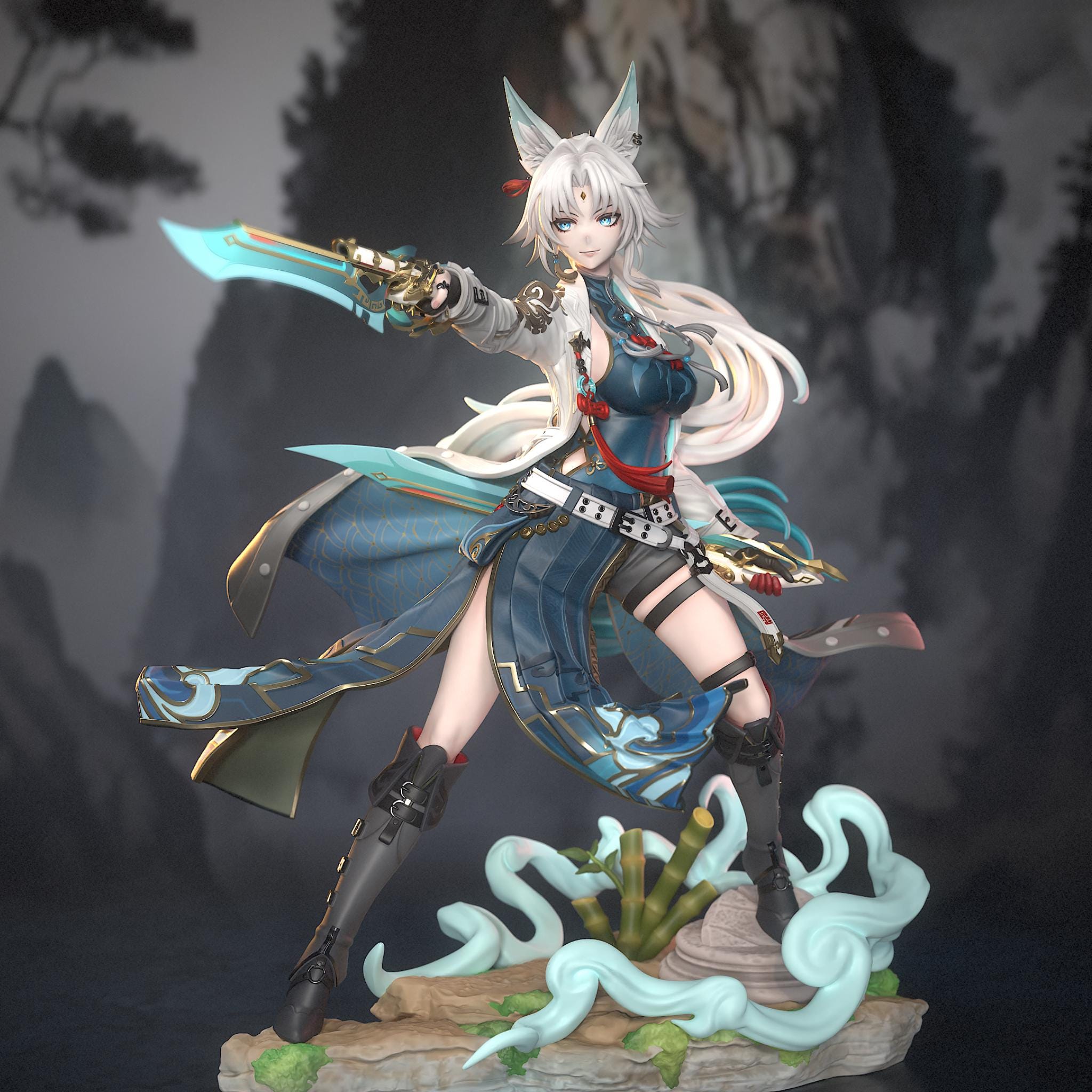 お見舞い Fei Xiao Figure 1/7 Scale 268 Mm - Honkai Star Rail HSR 遊戯王OCG デュエルモンスターズ