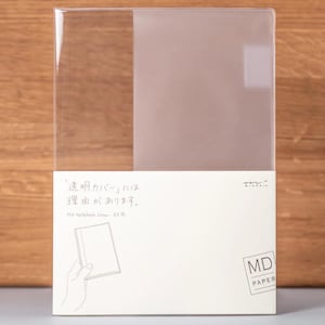 Midori MD A5 Notebook Clear Cover for Journal and Planners