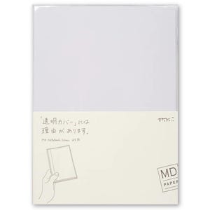 Midori MD A5 Notebook Clear Cover for Journal and Planners