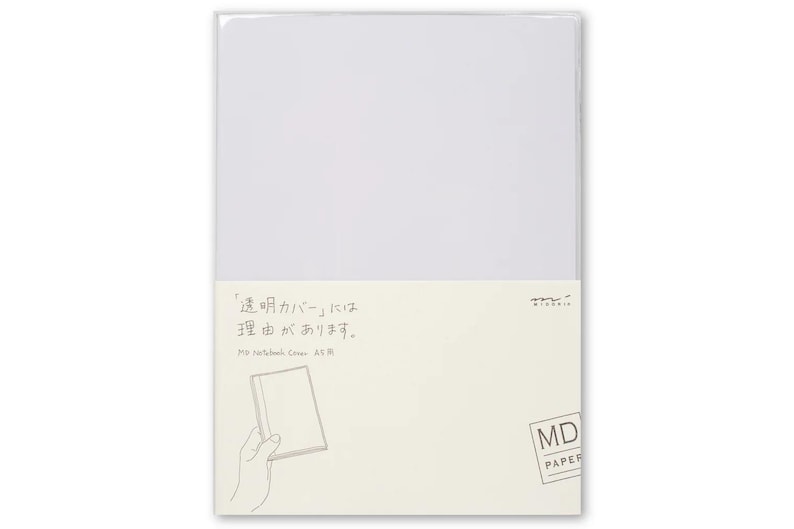 Midori MD A5 Notebook Clear Cover for Journal and Planners