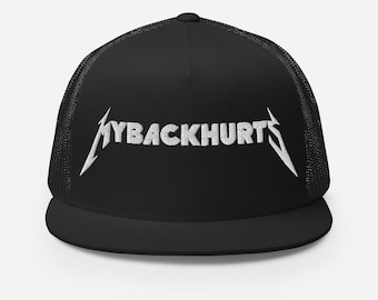 Funny Rock Vintage Trucker Cap