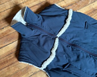 Vintage 1970 sheep skin vest S