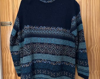 Vintage sweater from France . medium size .