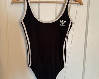 Vintage Adidas original black bodysuit