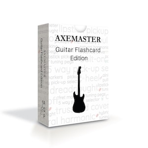 Axemaster Guitar Flashcard Game – een leuk cadeau boordevol feiten voor gitaristen die de frets onderscheiden van de F-gaten