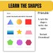 Shapes Worksheet Printable Downloadable, Teachers Material, Preschool ...