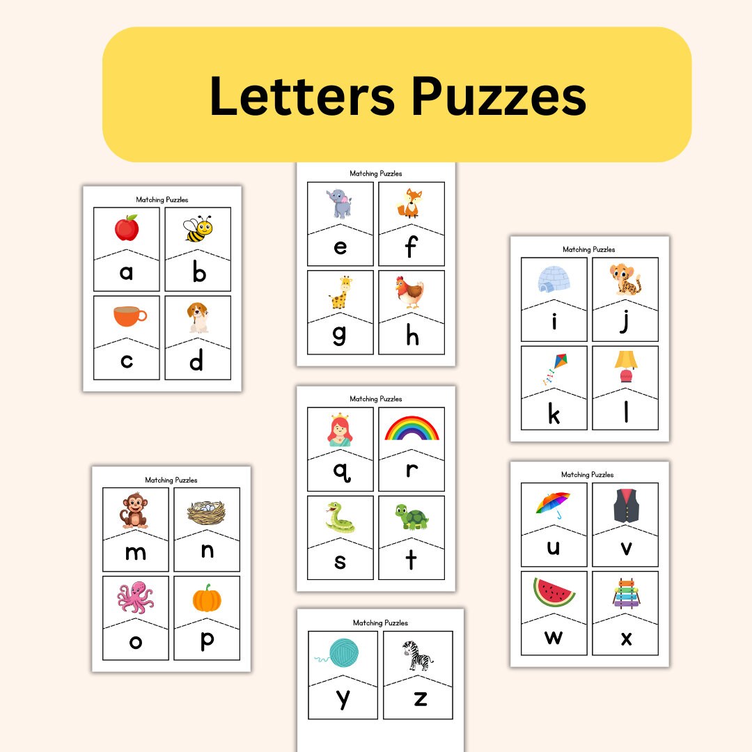 Alphabet Printable Letters Book Early Learning Resources 26 Tracing ...