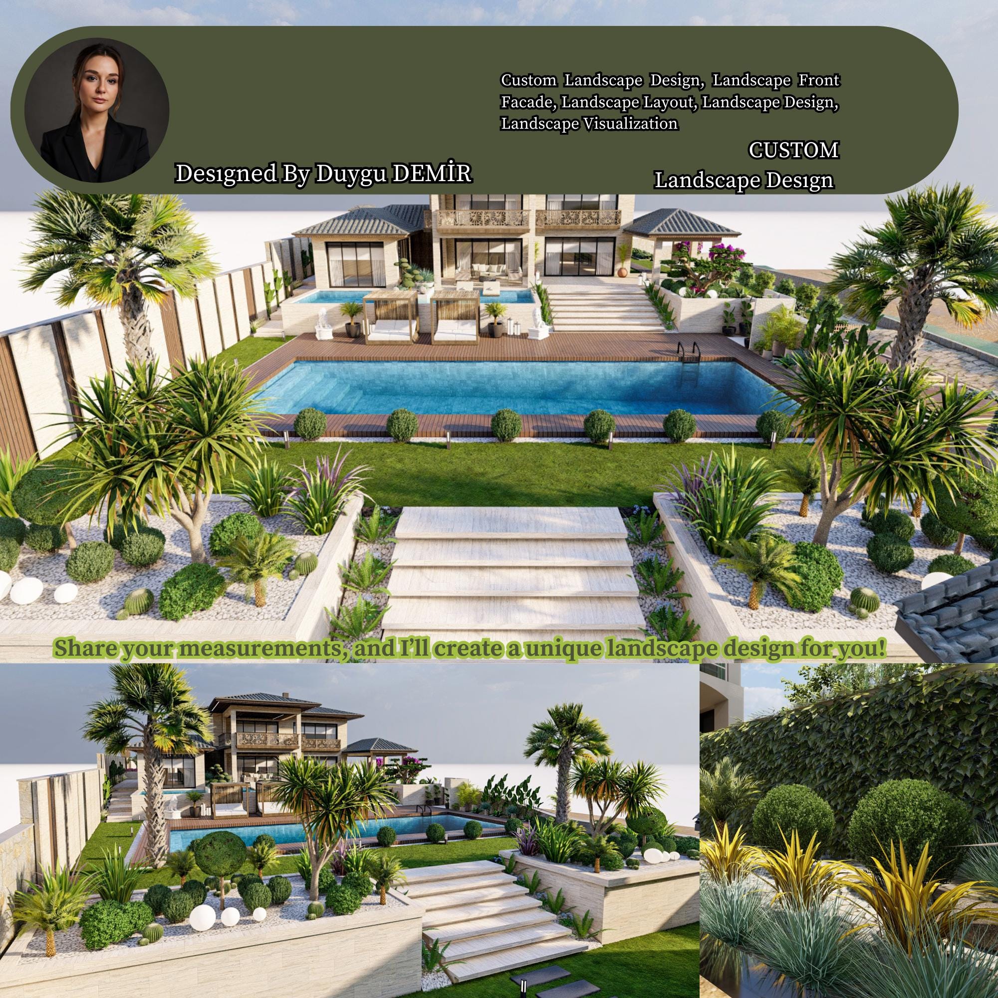 Custom 3D Landscape Design \u0026 Garden Rendering (digital Delivery) - Etsy, image size:2000x2000
